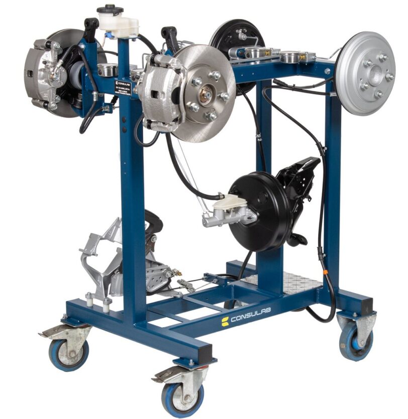 4-WHEEL HYDRAULIC BRAKE TRAINER WITH DISC AND DRUM - Image 2