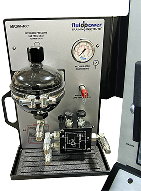 Industrial / Mobile Accumulator with Differential Pressure Unloading Valve Training Module (Optional Add-On)