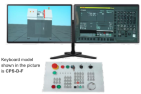 Universal Desktop CNC Simulator with Machine Simulation